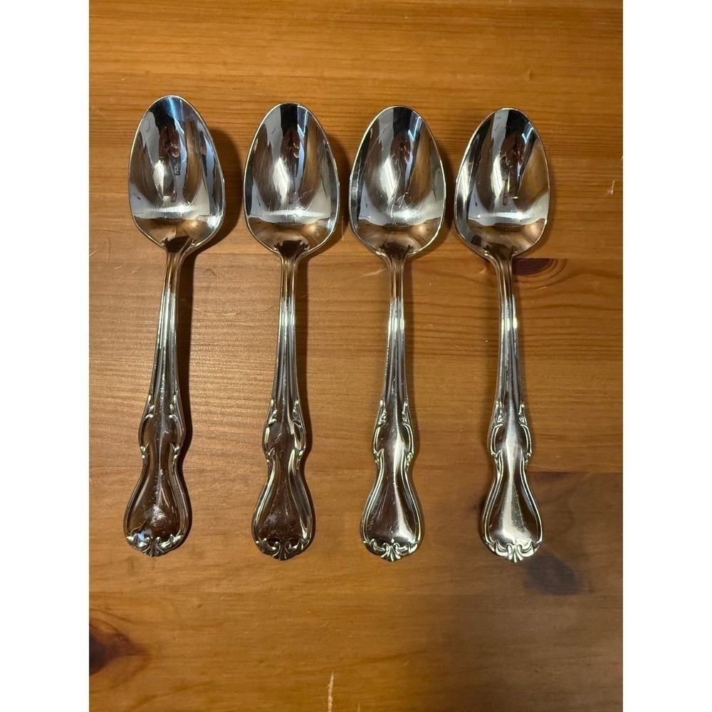 Waterford Barons Court 18/10 Stainless Dinner Table Spoon 4 Silverware Flatware